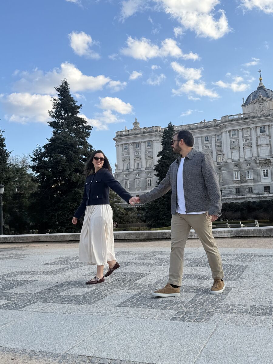 Valeria y Gabriel en Madrid