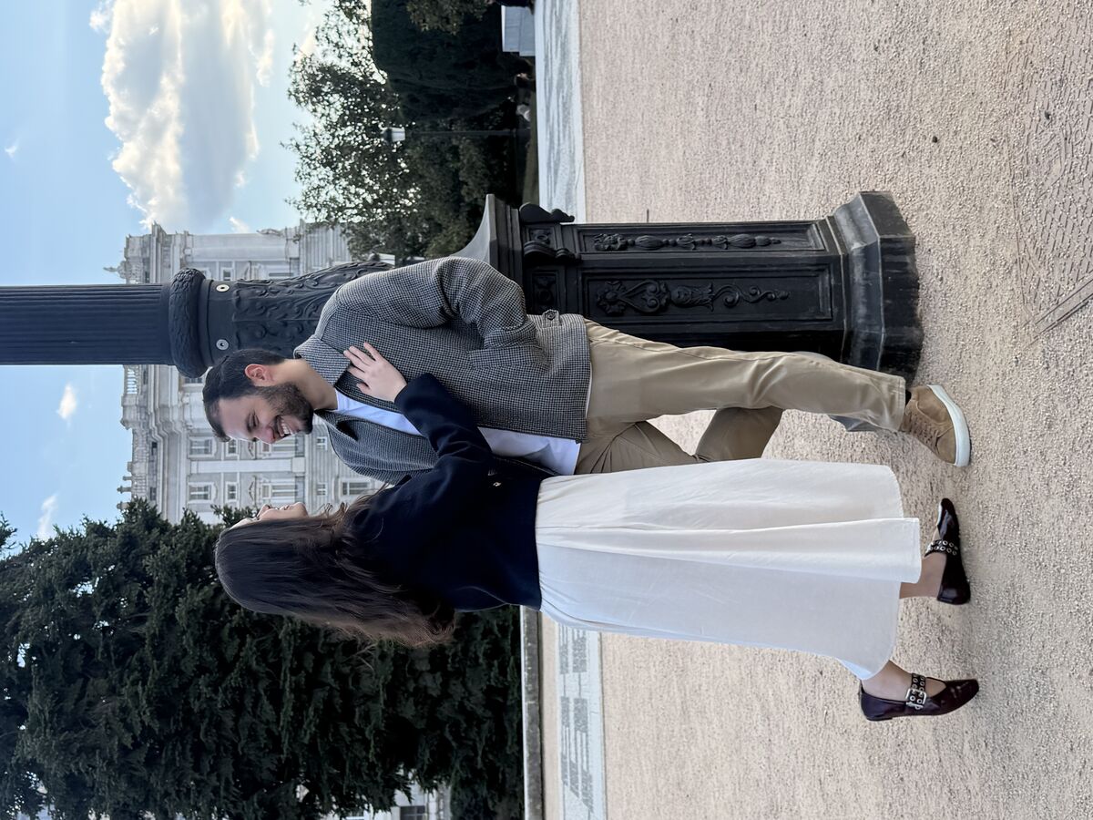 Valeria y Gabriel en Madrid